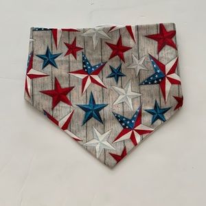 Patriotic pet bandanna, for medium to large dog slip on NEW